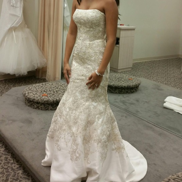 David’s Bridal Wedding Gown - Picture 3 of 4